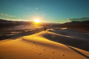 Hike in the desert